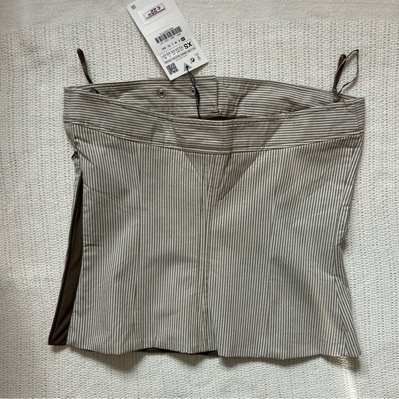 Zara Gray Pinstripe Bustier - Picture 9 of 9